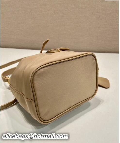 Reasonable Price Prada Re-Edition 1978 Re-Nylon Bucket mini-bag 1BE067 Beige 2024