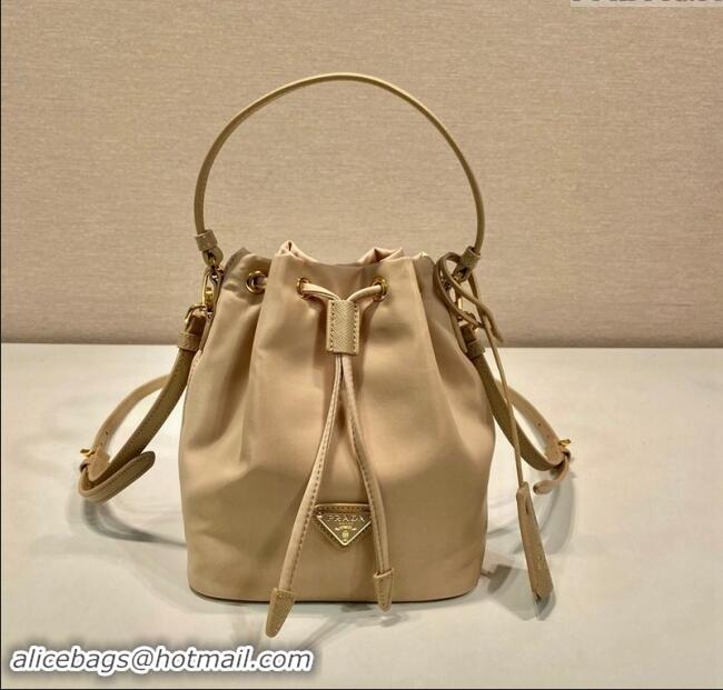 Reasonable Price Prada Re-Edition 1978 Re-Nylon Bucket mini-bag 1BE067 Beige 2024