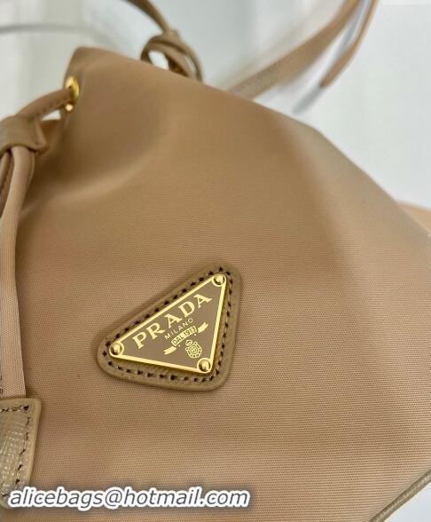 Reasonable Price Prada Re-Edition 1978 Re-Nylon Bucket mini-bag 1BE067 Beige 2024