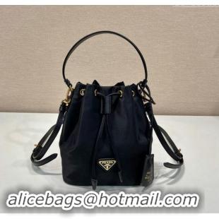 Super Quality Prada Re-Edition 1978 Re-Nylon Bucket mini-bag 1BE067 Black 2024