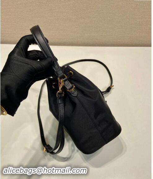 Super Quality Prada Re-Edition 1978 Re-Nylon Bucket mini-bag 1BE067 Black 2024