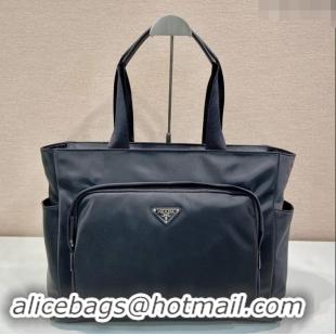 Buy Cheapest Prada Mens Nylon Top Handle bag 2VG097 Black 2024