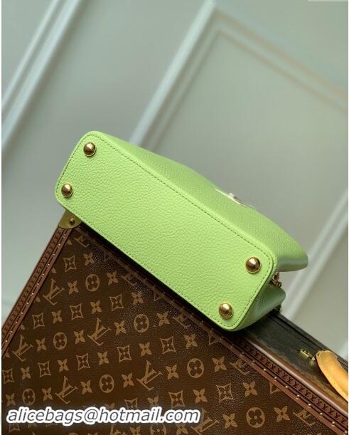 Pretty Style Louis Vuitton Capucines BB Bag in Taurillon Leather M21689 Green 2024