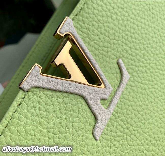 Pretty Style Louis Vuitton Capucines BB Bag in Taurillon Leather M21689 Green 2024