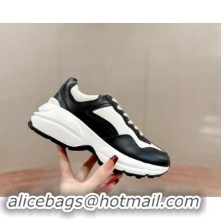 Sophisticated Gucci Rhyton Sneakers in White and Black Leather 906119