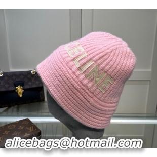 Good Quality Celine Knit Hat 0731 Light Pink 2023