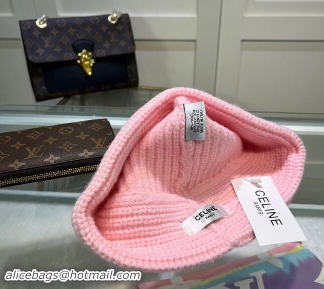 Good Quality Celine Knit Hat 0731 Light Pink 2023