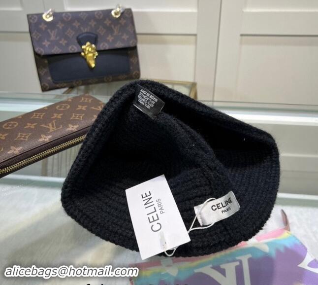 Good Product Celine Knit Hat 0731 Black 2023