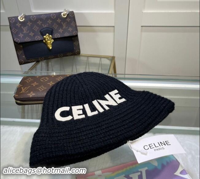 Good Product Celine Knit Hat 0731 Black 2023