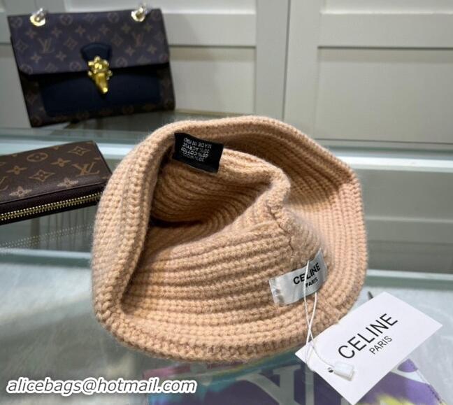 Top Grade Celine Knit Hat 0731 Rose Beige 2023