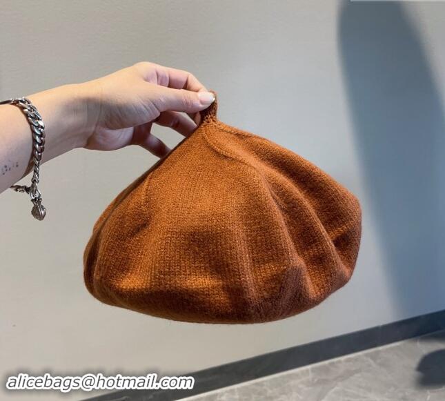 Buy Cheap Celine Knit Beret Hat CE08152 Brown 2023