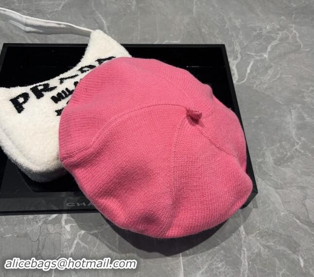 Good Looking Celine Knit Beret Hat CE08152 Pink 2023