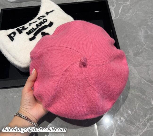 Good Looking Celine Knit Beret Hat CE08152 Pink 2023