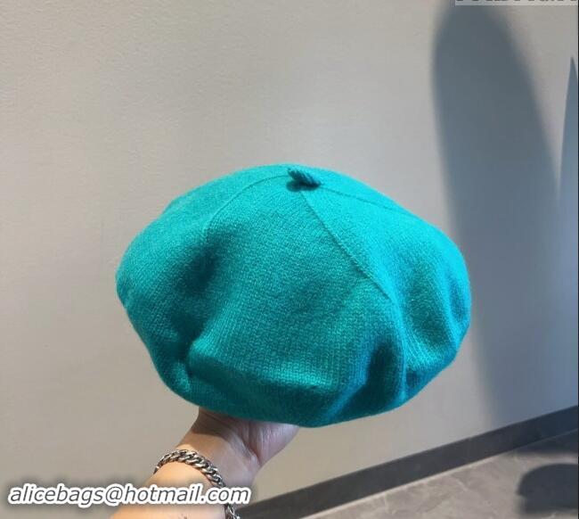 Most Popular Celine Knit Beret Hat CE08152 Blue 2023