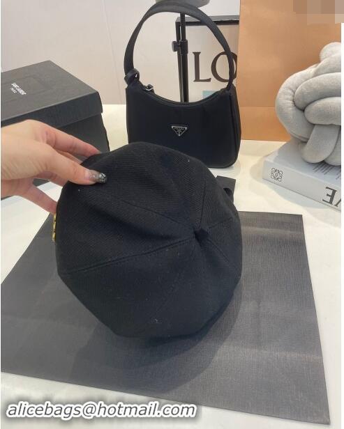 Top Grade Celine Beret Hat CE08231 Black 2023