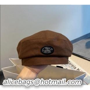 Good Quality Celine Beret Hat 0823 Brown 2023