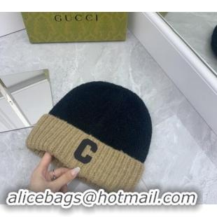 Traditional Specials Celine C Knit Hat CE122201 Beige/Black 2023