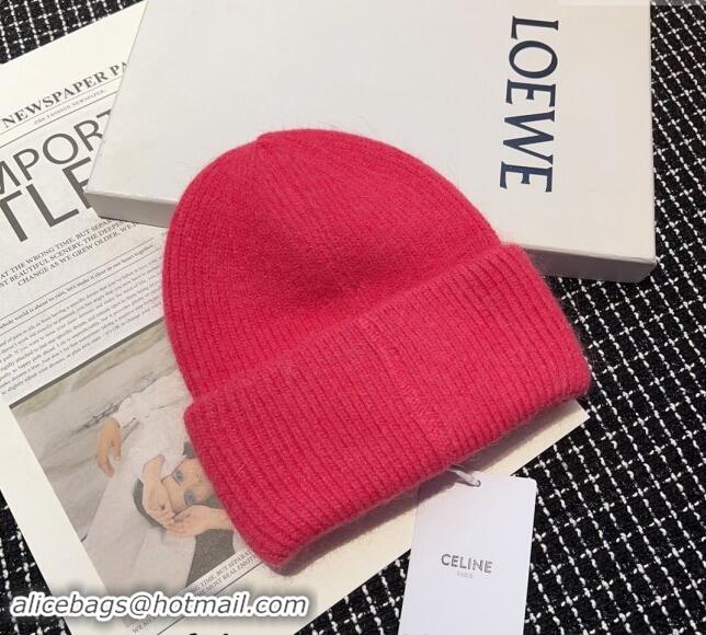 Unique Style Celine Triomphe Knit Hat with Studs CE122203 Pink 2023