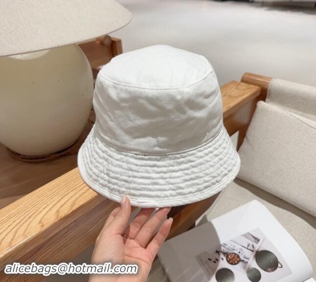 Unique Discount Celine Denim Bucket Hat 0301 White 2024