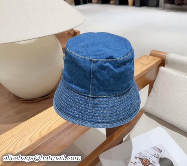 Low Cost Celine Denim Bucket Hat 0301 Blue 2024