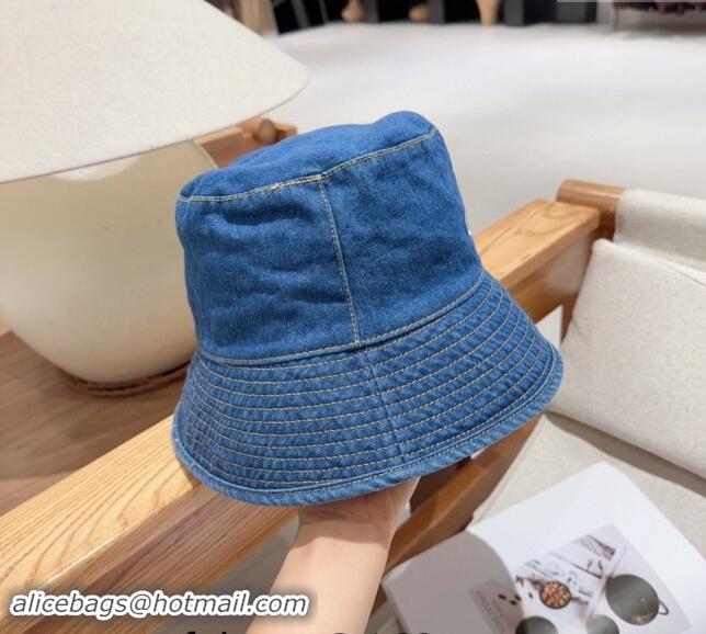 Low Cost Celine Denim Bucket Hat 0301 Blue 2024