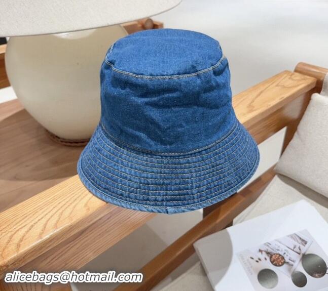 Low Cost Celine Denim Bucket Hat 0301 Blue 2024