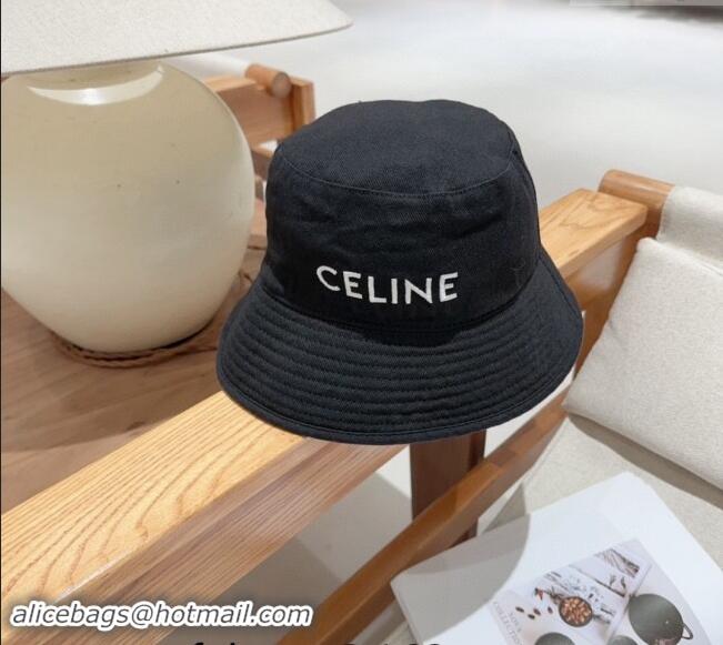 Buy Inexpensive Celine Denim Bucket Hat 0301 Black 2024