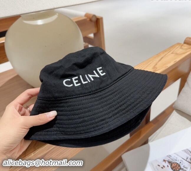 Buy Inexpensive Celine Denim Bucket Hat 0301 Black 2024