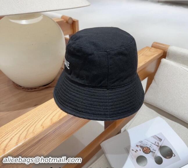 Buy Inexpensive Celine Denim Bucket Hat 0301 Black 2024