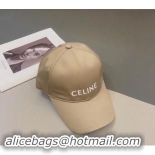 Pretty Style Celine Canvas Baseball Hat 0302 Beige 2024