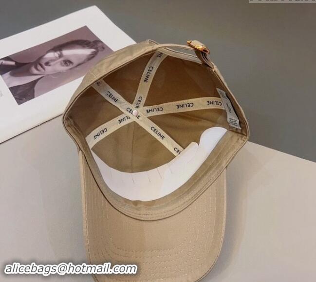 Pretty Style Celine Canvas Baseball Hat 0302 Beige 2024