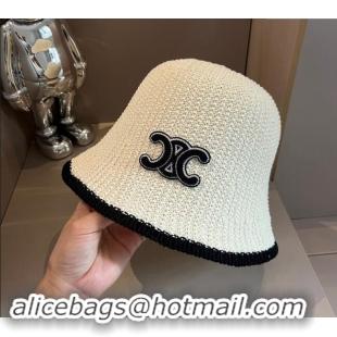 Buy Fashionable Celine Bucket Hat 040301 White 2024