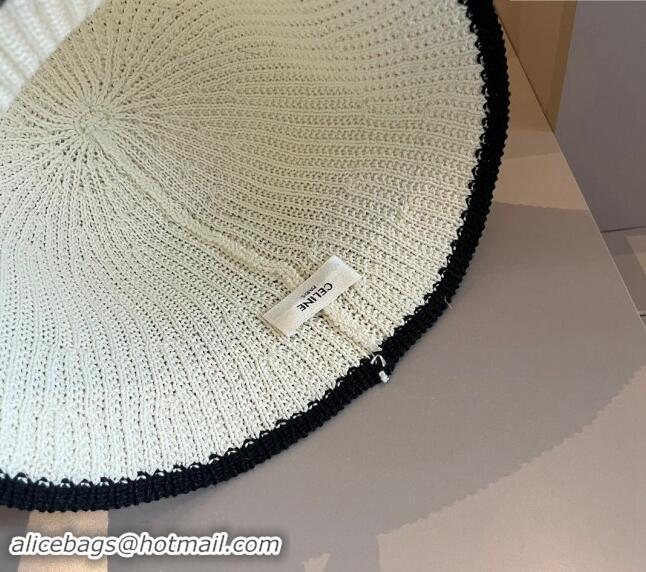 Buy Fashionable Celine Bucket Hat 040301 White 2024