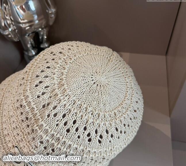 Popular Style Celine Crochet Bucket Hat 0403 White 2024