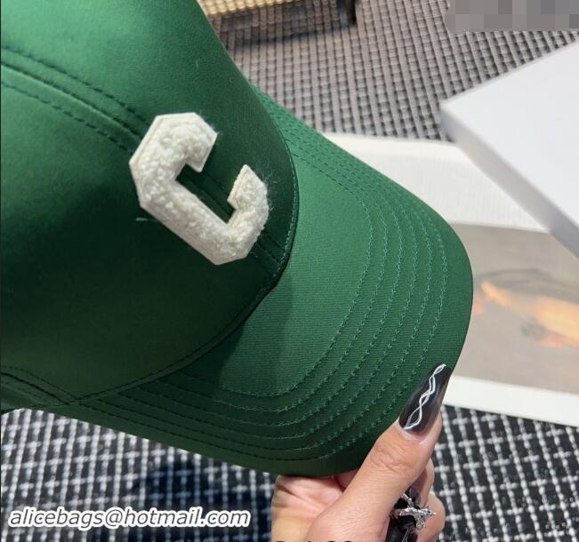 Best Price Celine Baseball Hat Letter C 0403 Dark Green 2024