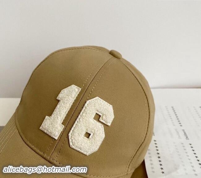 New Stylish Celine Canvas Baseball Hat 040302 Beige 2024