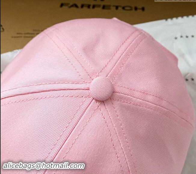 Inexpensive Celine Canvas Baseball Hat Logo C 040302 Light Pink 2024