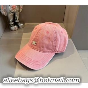 Shop Grade Celine Denim Baseball hat 051302 Pink 2024