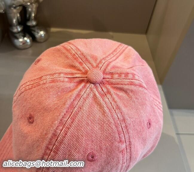 Shop Grade Celine Denim Baseball hat 051302 Pink 2024