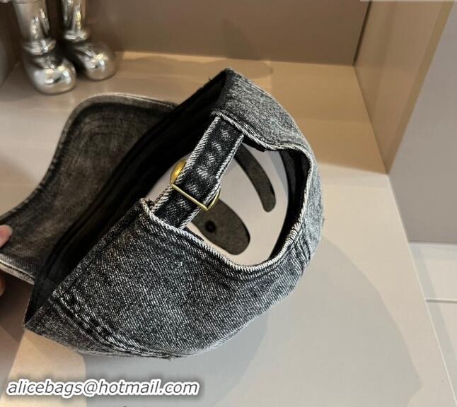 Buy New Cheap Celine Denim Baseball hat 051302 Black 2024