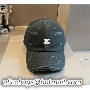 Good Quality Celine Canvas Baseball hat 0514 Grey 2024