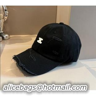 Grade Quality Celine Canvas Baseball hat 0514 Black 2024