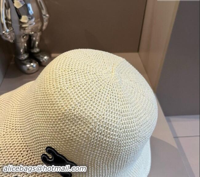 Grade Quality Celine Knit Bucket Hat 061902 Beige 2024