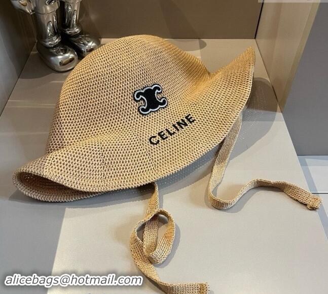 Top Grade Celine Knit Bucket Hat 061902 Khaki 2024