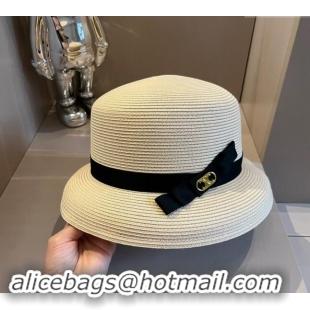 Grade Quality Celine Straw Bucket Hat 061903 Beige 2024