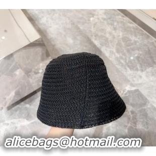 Good Taste Celine Knit Bucket Hat 0710 Black 2024