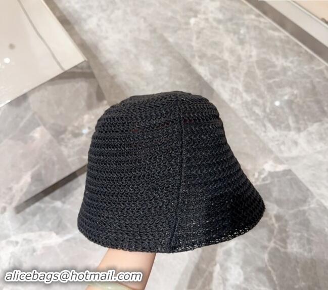 Good Taste Celine Knit Bucket Hat 0710 Black 2024