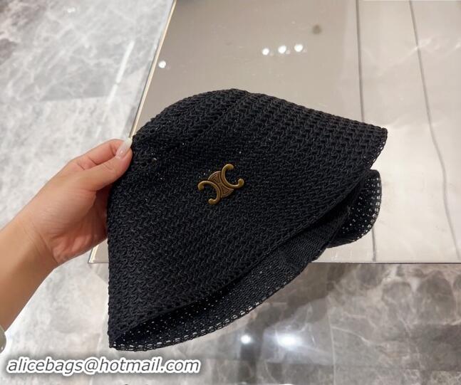 Good Taste Celine Knit Bucket Hat 0710 Black 2024