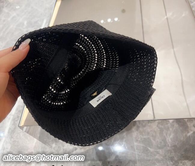 Good Taste Celine Knit Bucket Hat 0710 Black 2024