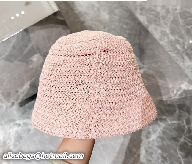 Top Design Celine Knit Bucket Hat 0710 Pink 2024